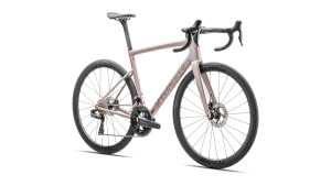 2025 Tarmac SL8 EXPERT DI2 Satin Champagne / Black Pearl - Image 3
