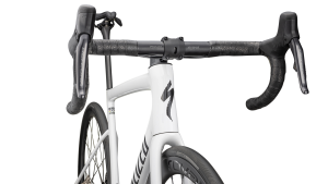 2025 Tarmac SL8 EXPERT DI2 Gloss White / Black Metallic - Image 6