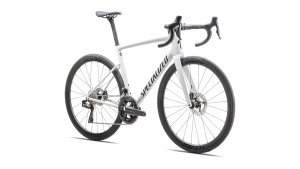2025 Tarmac SL8 EXPERT DI2 Gloss White / Black Metallic - Image 4