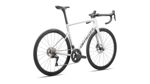 2025 Tarmac SL8 EXPERT DI2 Gloss White / Black Metallic - Image 2