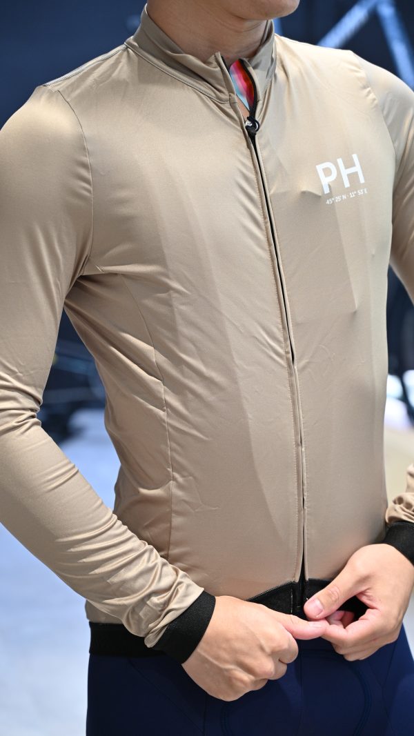 PH 長袖車衣 SQUARE BEIGE 245 褐色