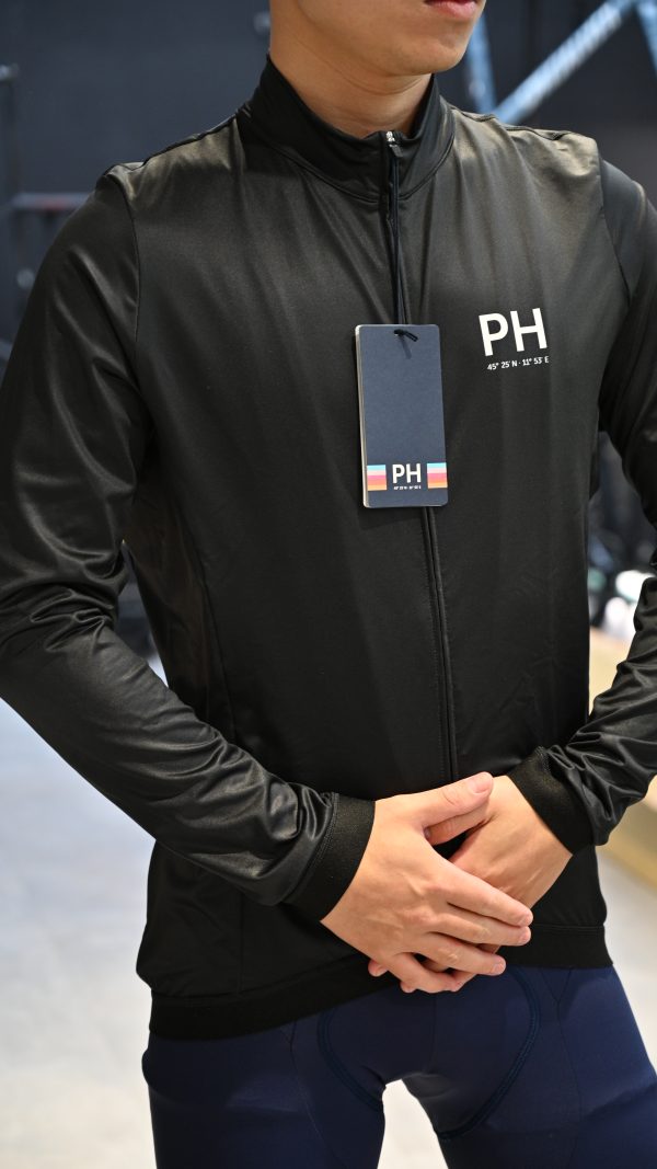 PH 長袖車衣 SQUARE BLACK 999 黑色