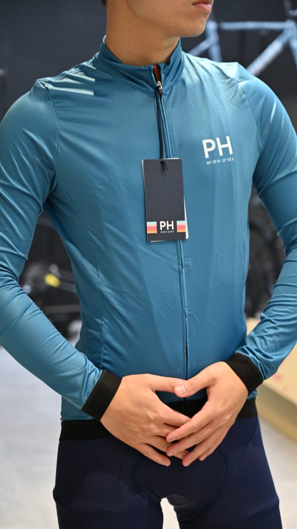 PH 長袖車衣 SQUARE AVIO 038 孔雀藍