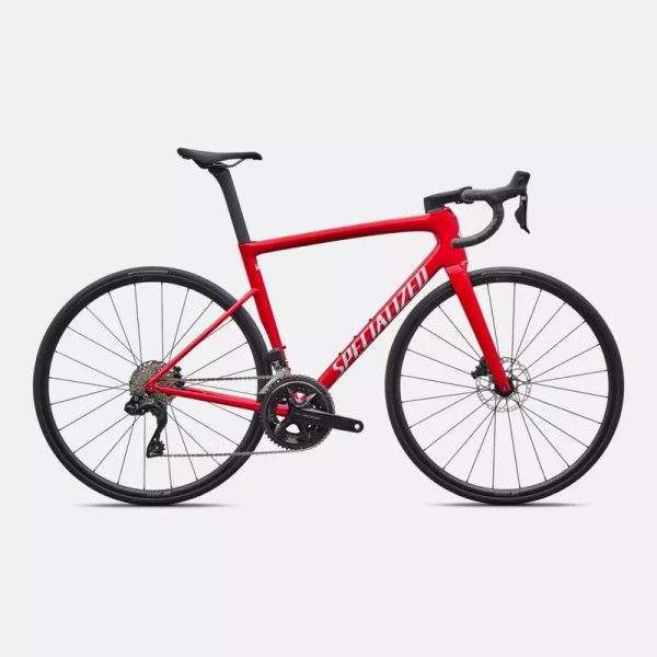 Tarmac SL8 Comp - SRAM Rival AXS GLOSS RED TINT OVER SILVER DUST / SILVER DUST