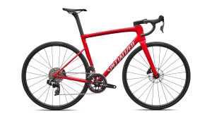 Tarmac SL8 Comp - SRAM Rival AXS GLOSS RED TINT OVER SILVER DUST / SILVER DUST - Image 2
