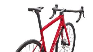 Tarmac SL8 Comp - SRAM Rival AXS GLOSS RED TINT OVER SILVER DUST / SILVER DUST - Image 5