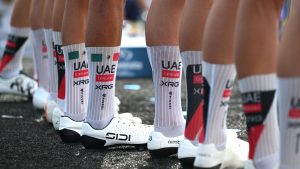 Cyclingnews: Isaac del Toro Sidi lace-up prototype shoes source image for YOYO bicycle industry report