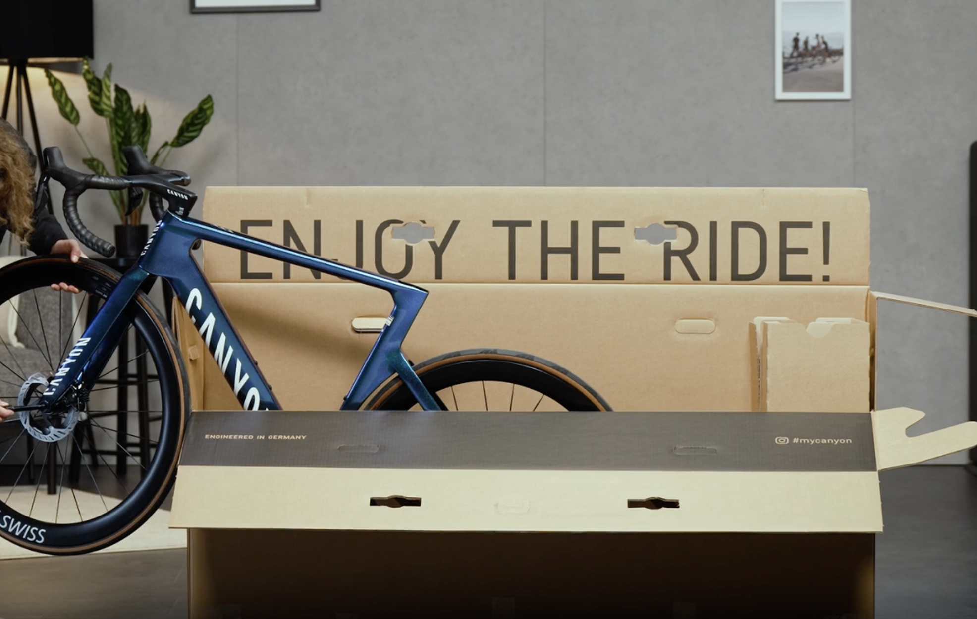 Canyon Bike Guard packaging for direct-to-consumer bike delivery