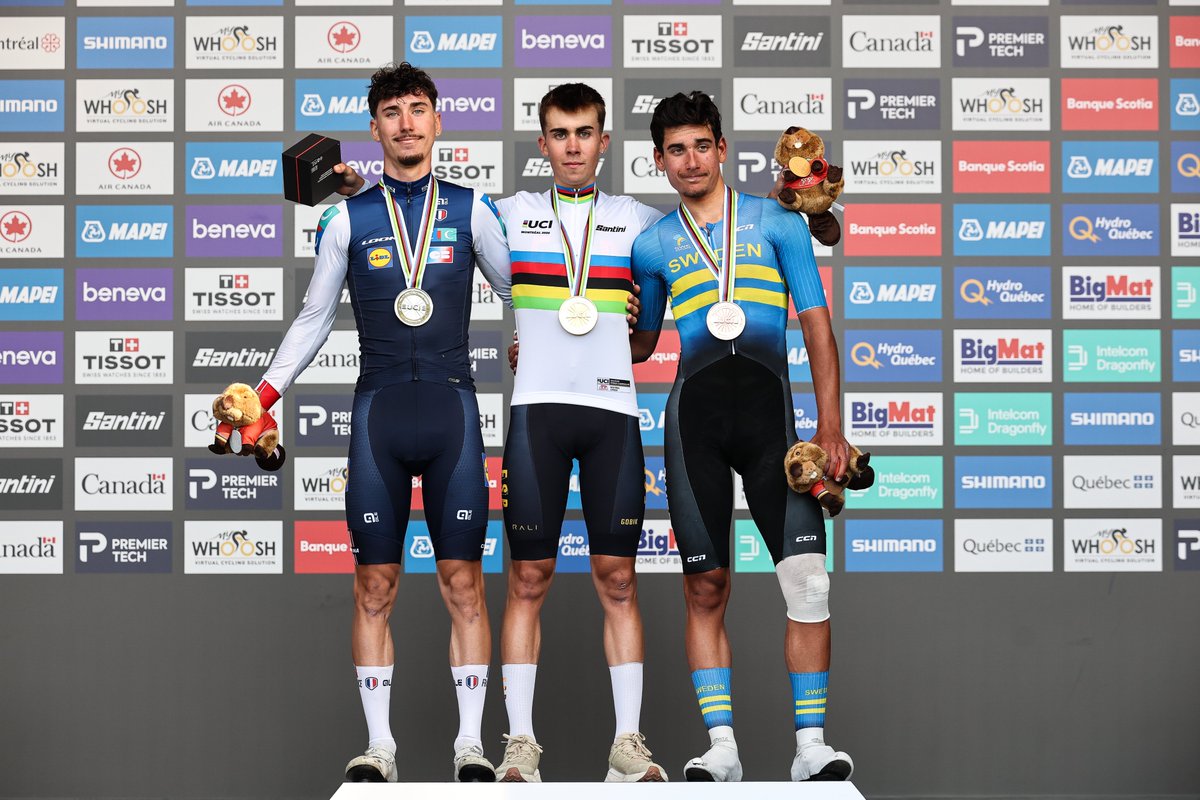 Noval、Defrance、Wändel 青年男子頒獎台（Ciclo21／UCI） source image for YOYO bicycle industry report