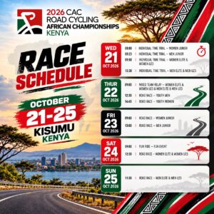 CAC African Road Championships 2026 官方賽事頁 source image for YOYO bicycle industry report